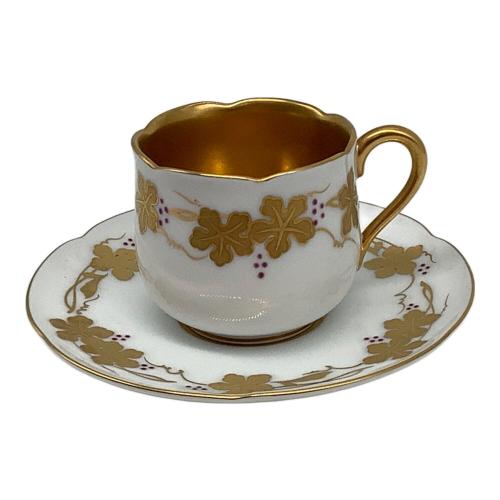 大倉陶園 (オオクラトウエン) カップ&ソーサー 金彩葡萄