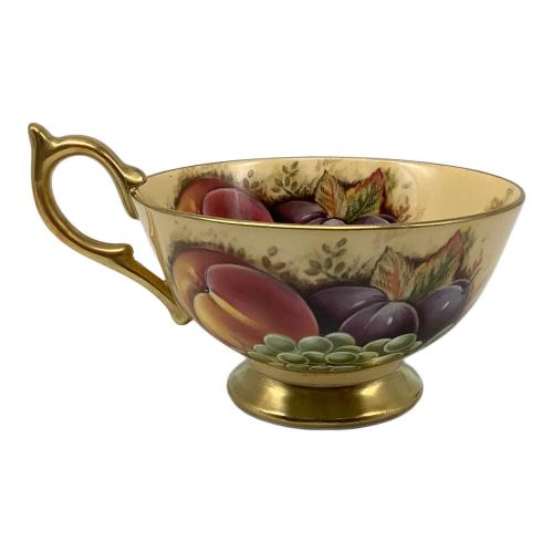 Aynsley (エインズレイ) カップ&ソーサー 金縁 オーチャードゴールド フルーツ