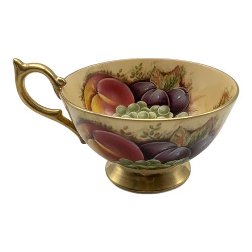 Aynsley (エインズレイ) カップ&ソーサー 金縁 オーチャードゴールド フルーツ