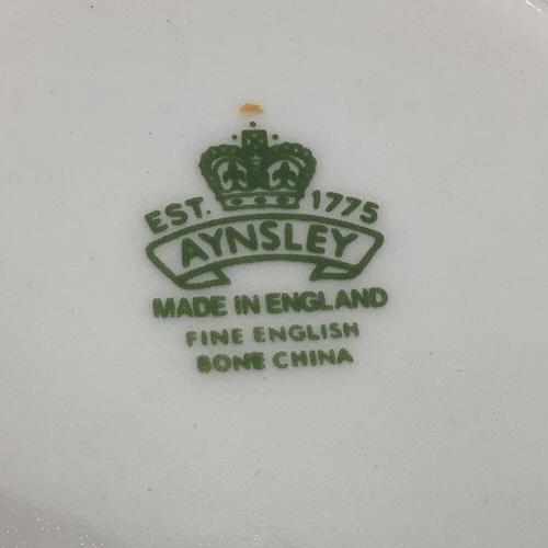 Aynsley (エインズレイ) カップ&ソーサー 金縁 オーチャードゴールド フルーツ