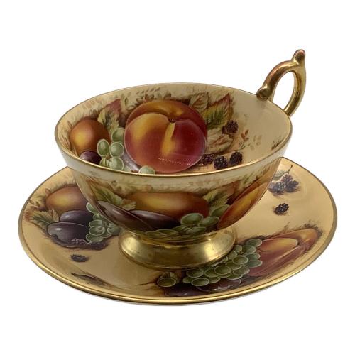 Aynsley (エインズレイ) カップ&ソーサー 金縁 オーチャードゴールド フルーツ