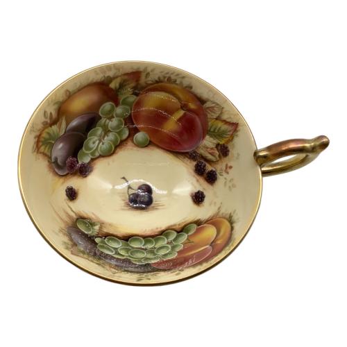 Aynsley (エインズレイ) カップ&ソーサー 金縁 オーチャードゴールド フルーツ