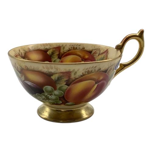 Aynsley (エインズレイ) カップ&ソーサー 金縁 オーチャードゴールド フルーツ