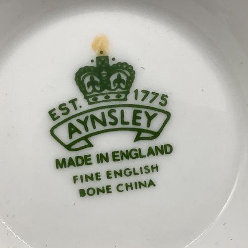 Aynsley (エインズレイ) カップ&ソーサー 金縁 オーチャードゴールド フルーツ