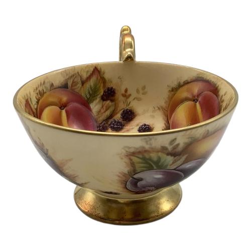 Aynsley (エインズレイ) カップ&ソーサー 金縁 オーチャードゴールド フルーツ