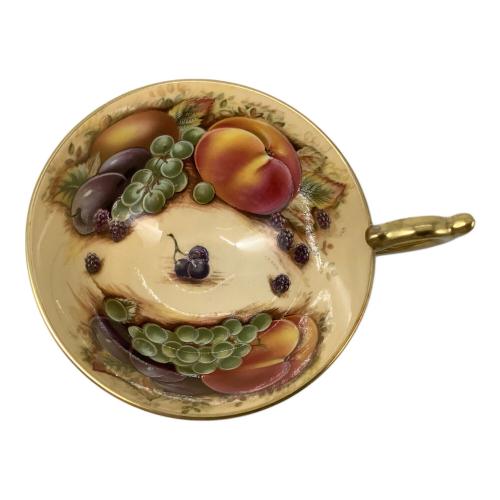 Aynsley (エインズレイ) カップ&ソーサー 金縁 オーチャードゴールド フルーツ