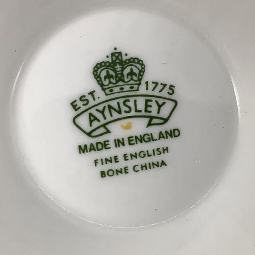 Aynsley (エインズレイ) カップ&ソーサー 金縁 オーチャードゴールド フルーツ