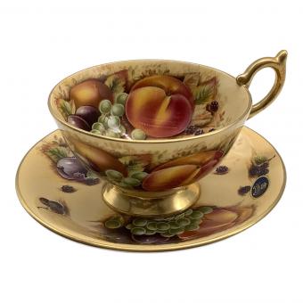 Aynsley (エインズレイ) カップ&ソーサー 金縁 オーチャードゴールド フルーツ