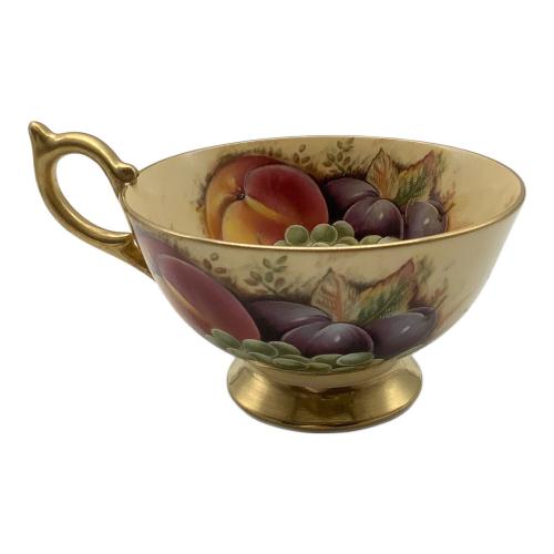 Aynsley (エインズレイ) カップ&ソーサー 金縁 オーチャードゴールド フルーツ