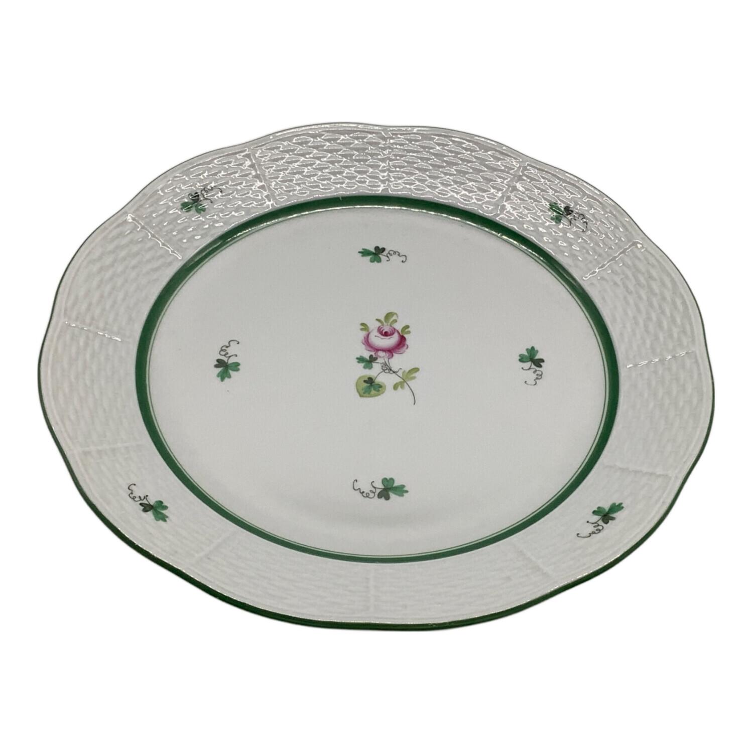 HERENDヘレンドデザートプレートペアEF 2枚新品未使用 Herend (ヘレンド）アポニーグリーン デザートプレート 19cm