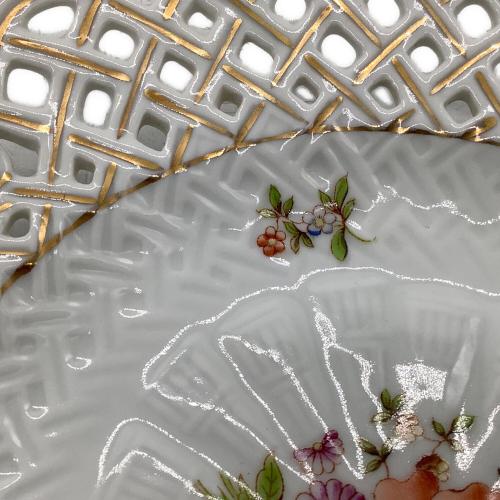 Herend (ヘレンド) 金彩プレート 金彩ハガレ有 ベーシックフラワー