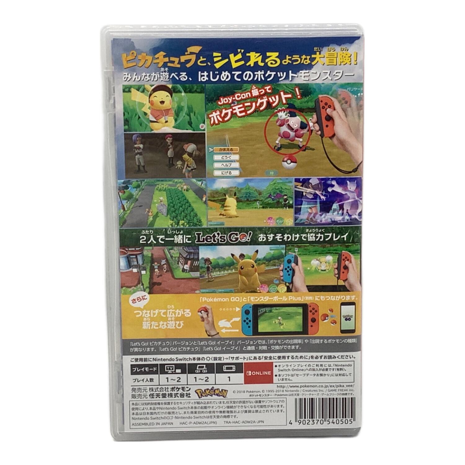 ポケットモンスター Let's Go！ ピカチュウ/Switch/HACPADW2A/A 全年齢
