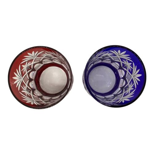 田島硝子 (タジマガラス) 江戸切子 TG98-103-2 星切子 ペアロックグラス