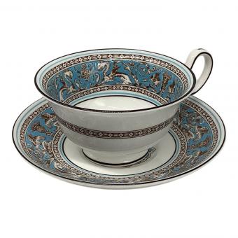 Wedgwood (ウェッジウッド) カップ&ソーサー フロレンティーン・ターコイズ