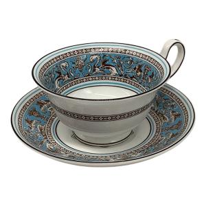 Wedgwood (ウェッジウッド) カップ&ソーサー フロレンティーン・ターコイズ