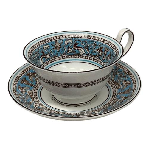 Wedgwood (ウェッジウッド) カップ&ソーサー フロレンティーン・ターコイズ