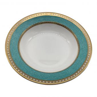 Wedgwood (ウェッジウッド) スーププレート 20cm ユーランダー・パウダーターコイズ