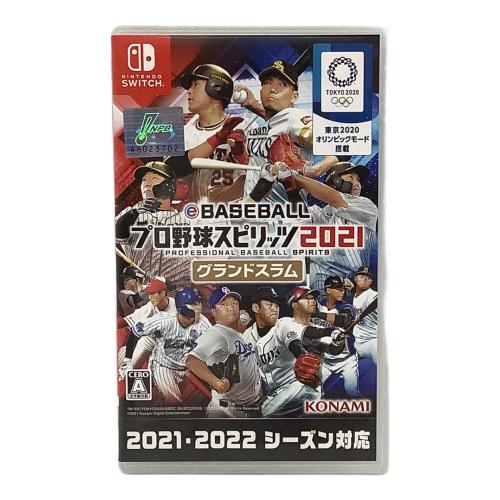 eBASEBALL プロ野球スピリッツ2021 グランドスラム/Switch/RL006J1/A 全年齢対象 Nintendo Switch用ソフト CERO A (全年齢対象)
