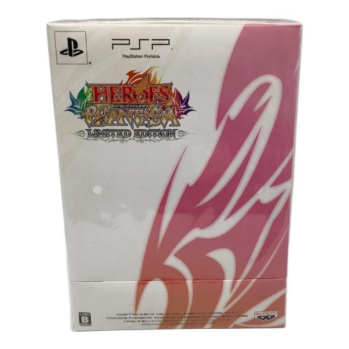 ヒーローズファンタジア 限定版 リミテッドエディション PSP用ソフト CERO B (12歳以上対象)
