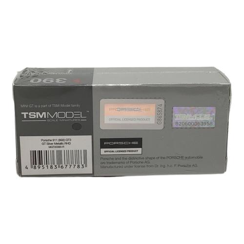 MINIGT (ミニジーティー) ポルシェ 911 GT3 GT シルバーメタリック ミニカー