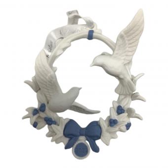 Wedgwood (ウェッジウッド) オーナメント 2022年 鳥とリースの装飾