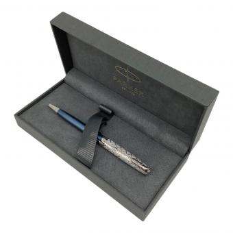PARKER (パーカー) M 中字 ボールペン 2119649 メタル&ブルー ソネット プレミアム
