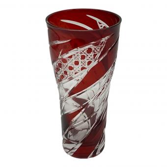 江戸切子 (エドキリコ) ビアグラス 彩鳳 ミツワ硝子工芸