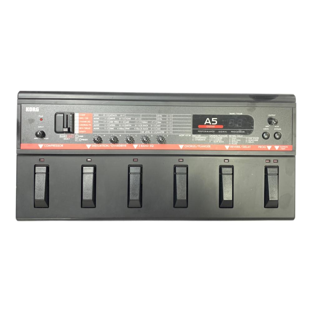 コルグA-5 ギターマルチエフェクター KORG (コルグ) マルチエフェクター A5 GTR｜トレファクONLINE
