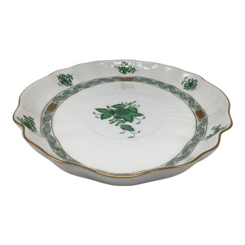 Herend (ヘレンド) オーバルプレート アポニーグリーン