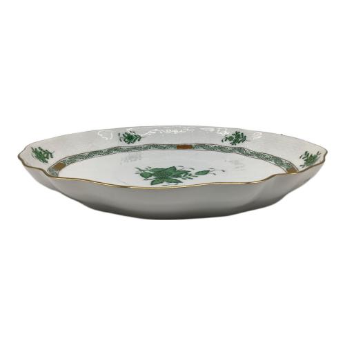 Herend (ヘレンド) オーバルプレート アポニーグリーン