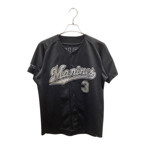 千葉ロッテマリーンズ (チバロッテマリーンズ) 応援グッズ 00-04ビジター復刻 Mサイズ ブラック