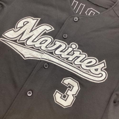 千葉ロッテマリーンズ (チバロッテマリーンズ) 応援グッズ 00-04ビジター復刻 Mサイズ ブラック