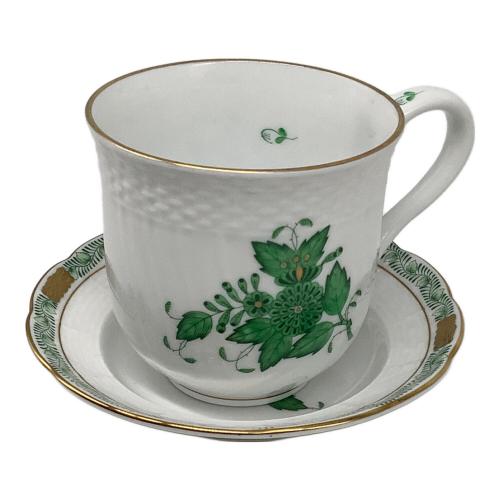 Herend (ヘレンド) カップ&ソーサー アポニーグリーン