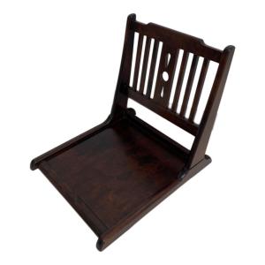 北海道民芸家具 (ホッカイドウミンゲイカグ) 座椅子 ブラウン