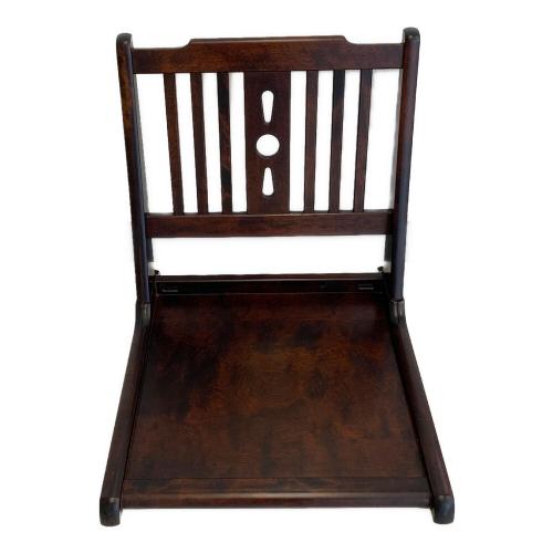 北海道民芸家具 (ホッカイドウミンゲイカグ) 座椅子 ブラウン