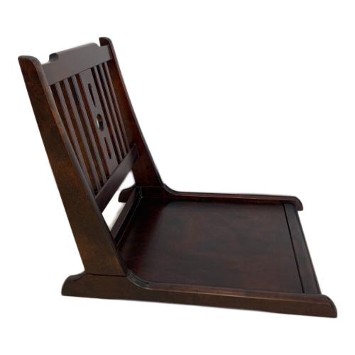 北海道民芸家具 (ホッカイドウミンゲイカグ) 座椅子 ブラウン