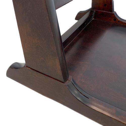 北海道民芸家具 (ホッカイドウミンゲイカグ) 座椅子 ブラウン