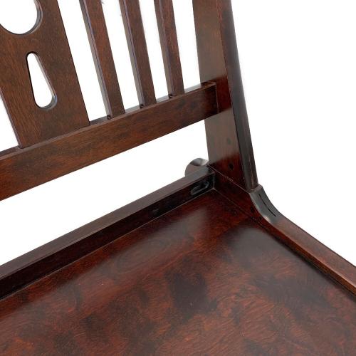 北海道民芸家具 (ホッカイドウミンゲイカグ) 座椅子 ブラウン