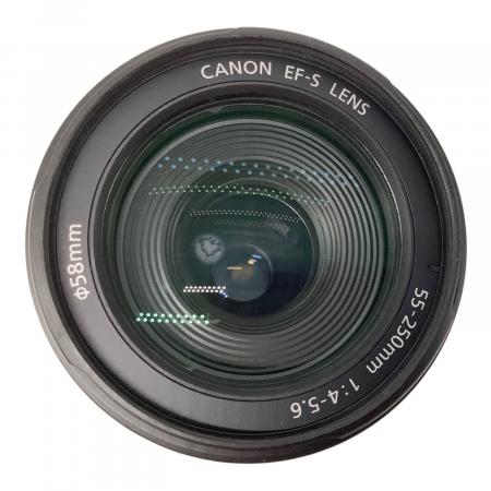 Canon EF-S55-250mmMACRO1.1m/3.6ft ズームレンズ CANON (キャノン) ズームレンズ EF-S55-250mm IMAGE STABILIZER