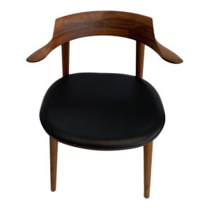 kitani (キタニ) アームチェアー IE-02　ブラウン×ブラック IEダイニングシリーズ