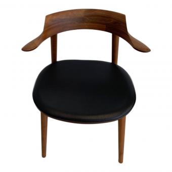 kitani (キタニ) アームチェアー IE-02　ブラウン×ブラック IEダイニングシリーズ