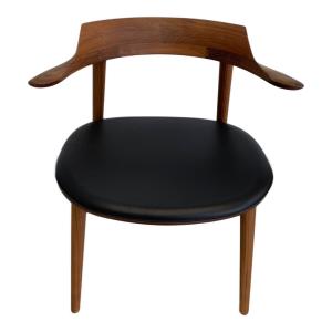 kitani (キタニ) アームチェアー IE-01 ブラウン×ブラック IEダイニングシリーズ