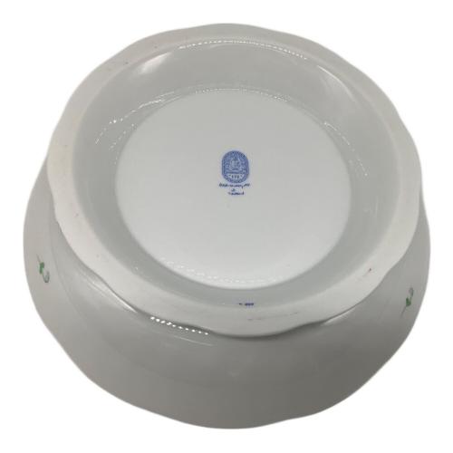 【美品】【ほぼ未使用】ヘレンド　AV アポニーグリーン 175周年バックスタンプ　1211/0/00 ディッシュプレート　皿　幅約26㎝　HEREND Herend (ヘレンド) シェルプレート アポニーグリーン｜トレファクONLINE