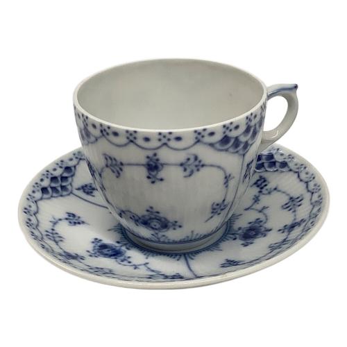 ROYAL COPENHAGEN (ロイヤル・コペンハーゲン) カップ&ソーサー ブルーフルーテッド・ハーフレース