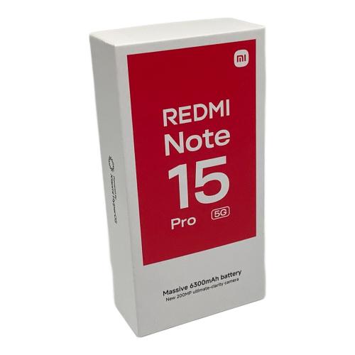 Xiaomi (シャオミ) Redmi Note 15Pro 5G 25080RABDR