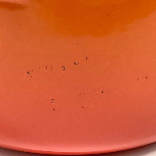 LE CREUSET (ルクルーゼ) 両手鍋 22cm オレンジ