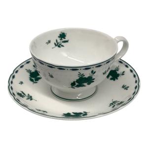 Noritake (ノリタケ) カップ&ソーサー グリーンの野ばら