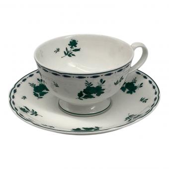 Noritake (ノリタケ) カップ&ソーサー グリーンの野ばら