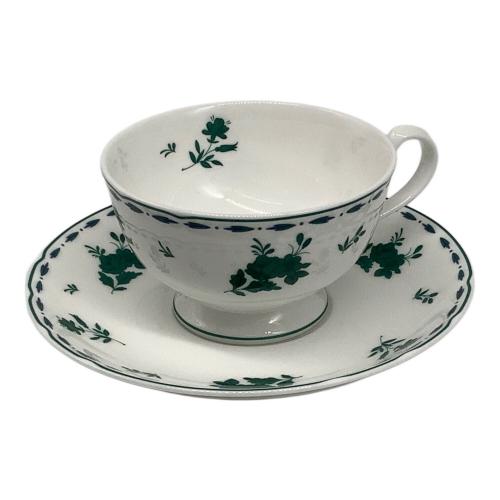 Noritake (ノリタケ) カップ&ソーサー グリーンの野ばら