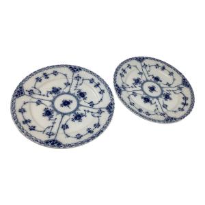 ROYAL COPENHAGEN (ロイヤル・コペンハーゲン) プレート 19cm ブルーフルーテッド・ハーフレース